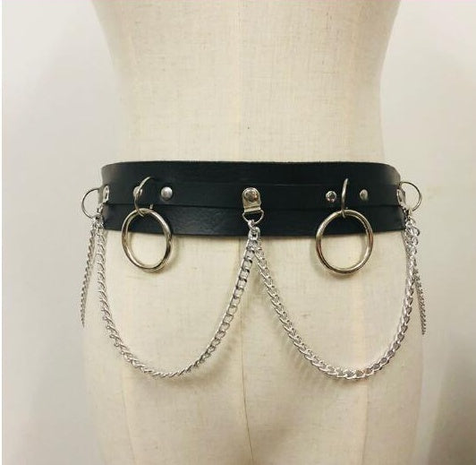 Wild chain decorative belt