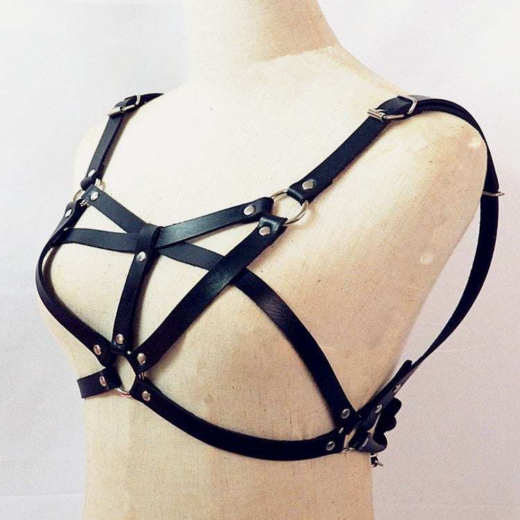 Punk Personality Multi-ring Rivet Chest Strap