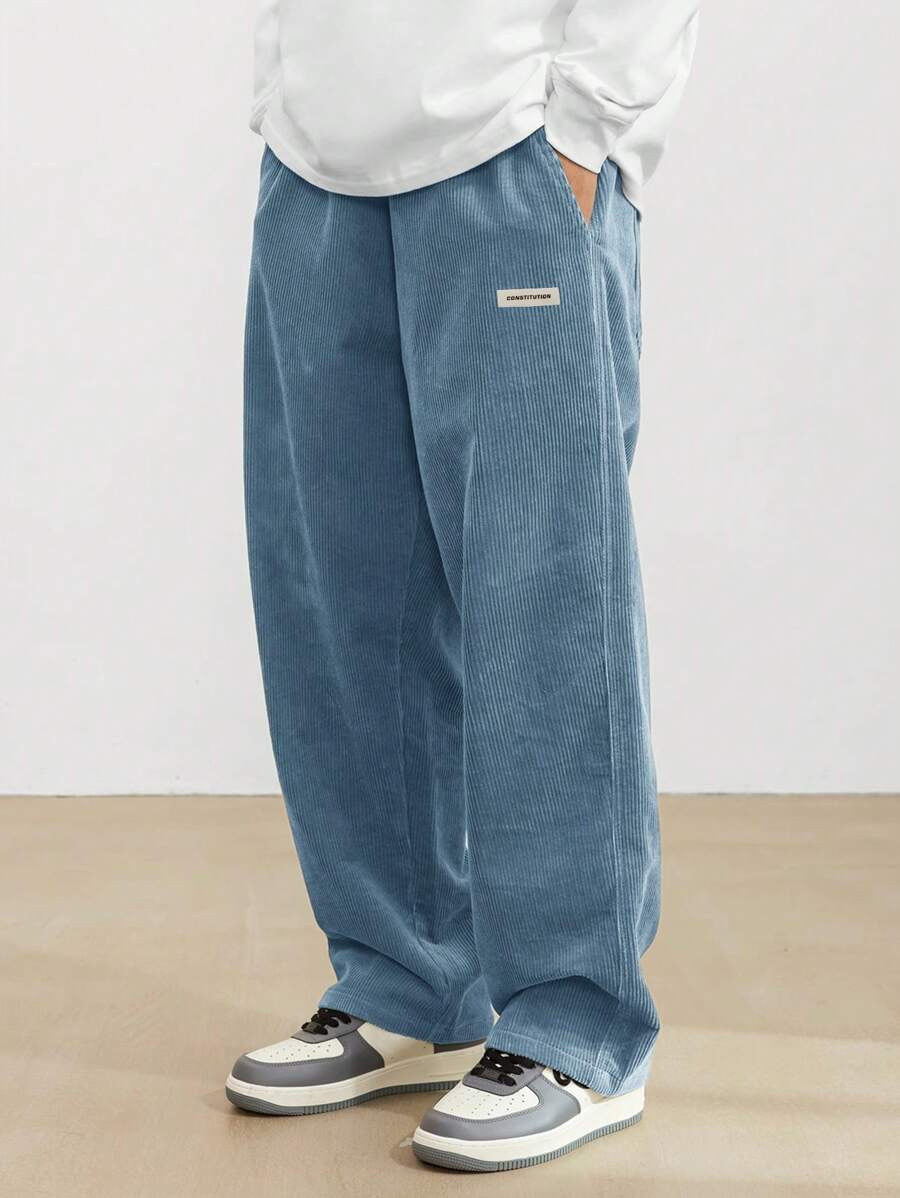 Men's Autumn And Winter Loose Wide Leg Draping Casual Pants