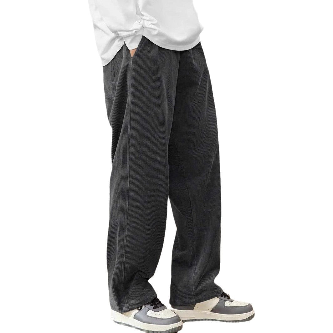 Men's Autumn And Winter Loose Wide Leg Draping Casual Pants