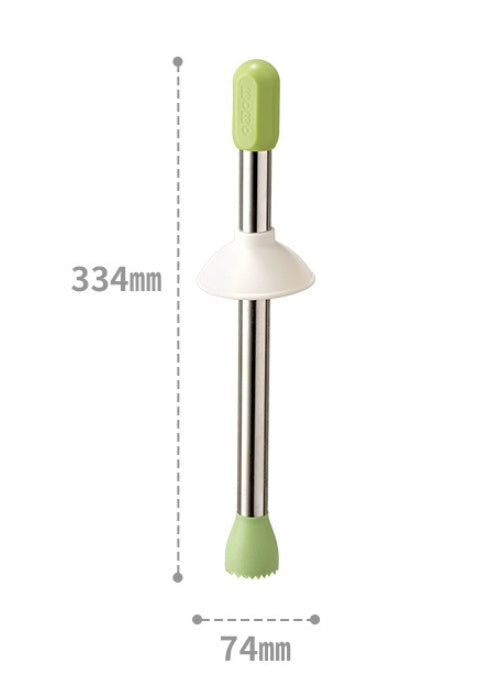 Shaker with Ice Tray and Muddler Stick