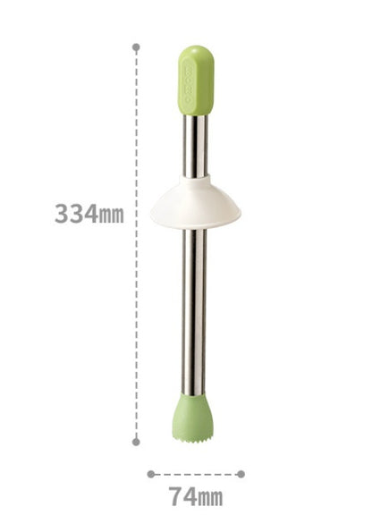 Shaker with Ice Tray and Muddler Stick