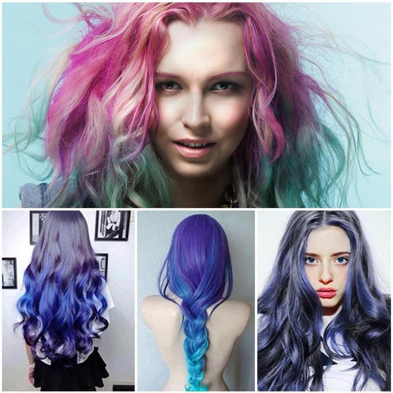 Temporary Mini Disposable Crayons Hair Color Dyeing Mascara