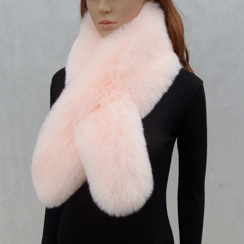 Faux Fur Rabbit Fox Collar Shawl