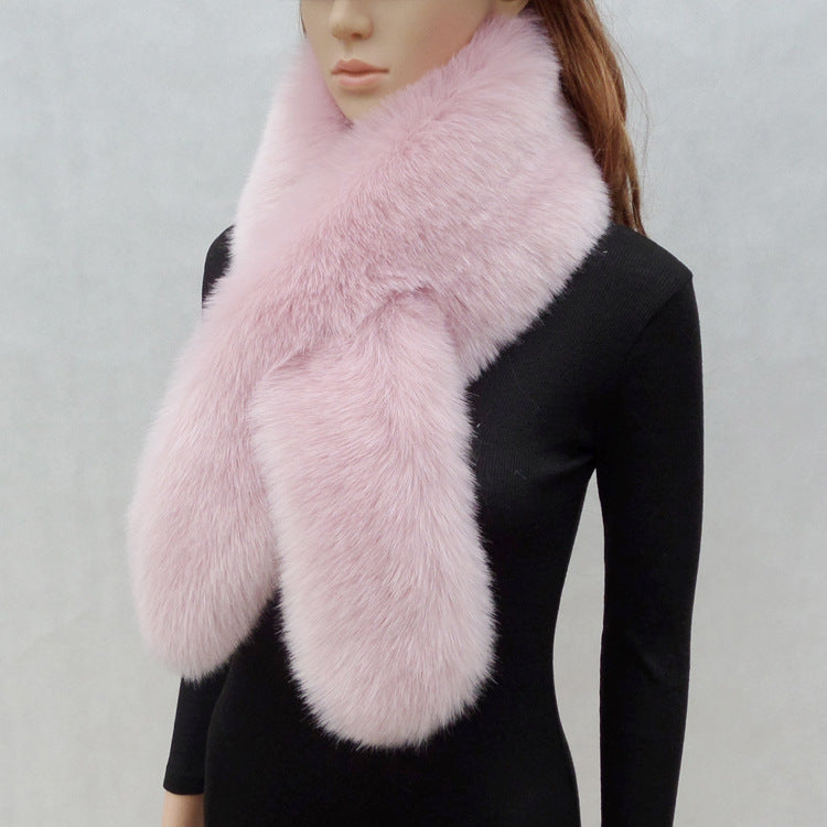 Faux Fur Rabbit Fox Collar Shawl