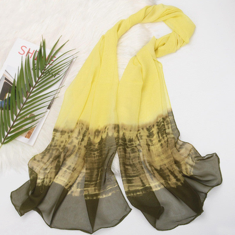 All Match Soft Chiffon Scarf Shape Catwalk