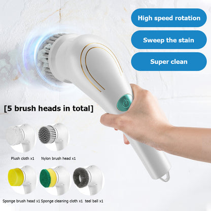 Multifunctional Electric Handheld Kitchen Dishwashing Brush