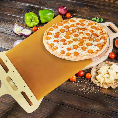 Sliding Pizza Shovel Non Stick Cutting Board