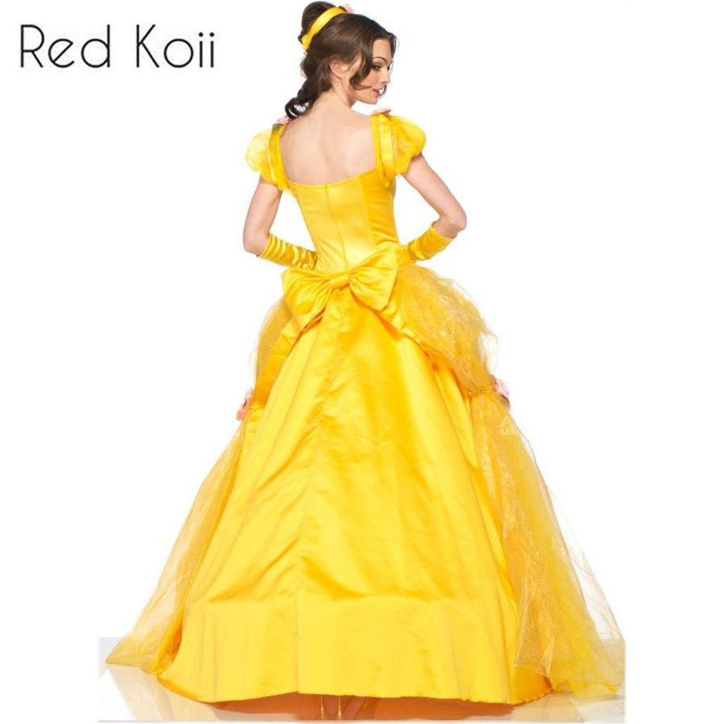 Masquerade Beauty and the Beast Bell Cosplay Evening Dress