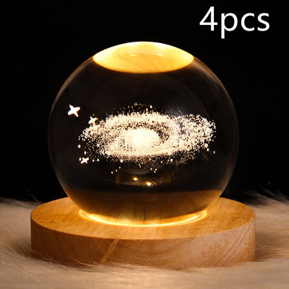 LED Galaxy Crystal Ball Lamp for Stunning Nighttime Ambiance