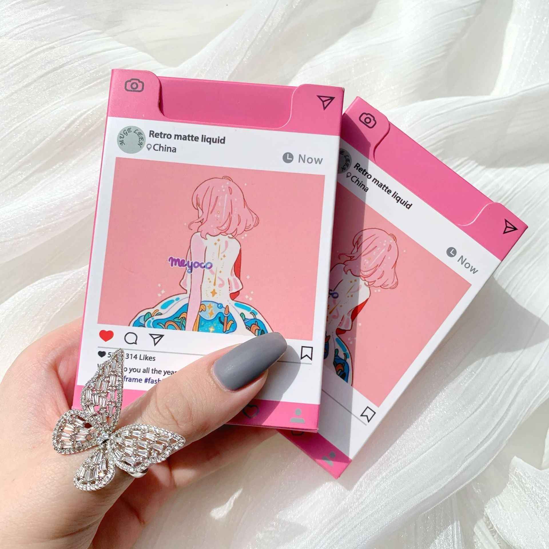 Matte Velvet Matte Lip Glaze 5 PCS Set