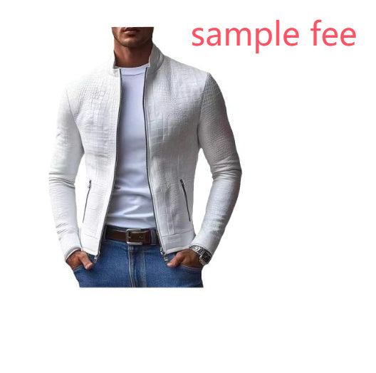 Stand Collar Business Casual Jacket Men's Top