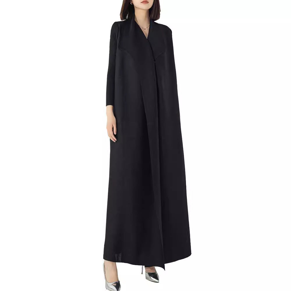 Graceful And Fashionable Long Trench Coat For Women