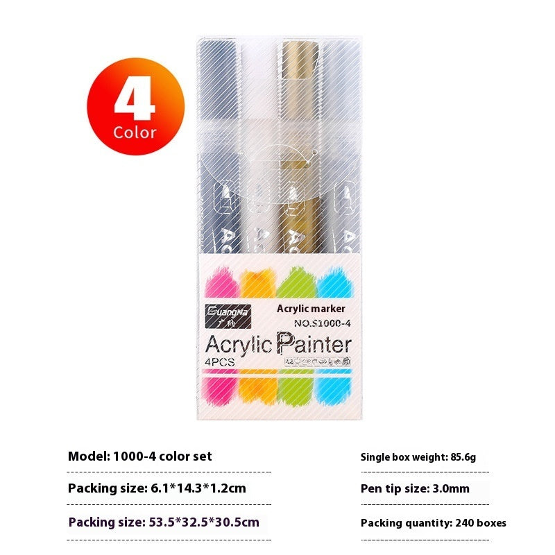 48 Colors Painting DIY Ceramic Graffiti Water-based Marker Package