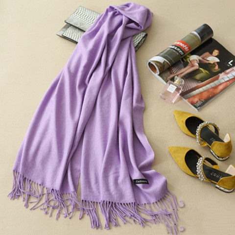 Fashion Cashmere Dual-use Shawl Warm Scarf