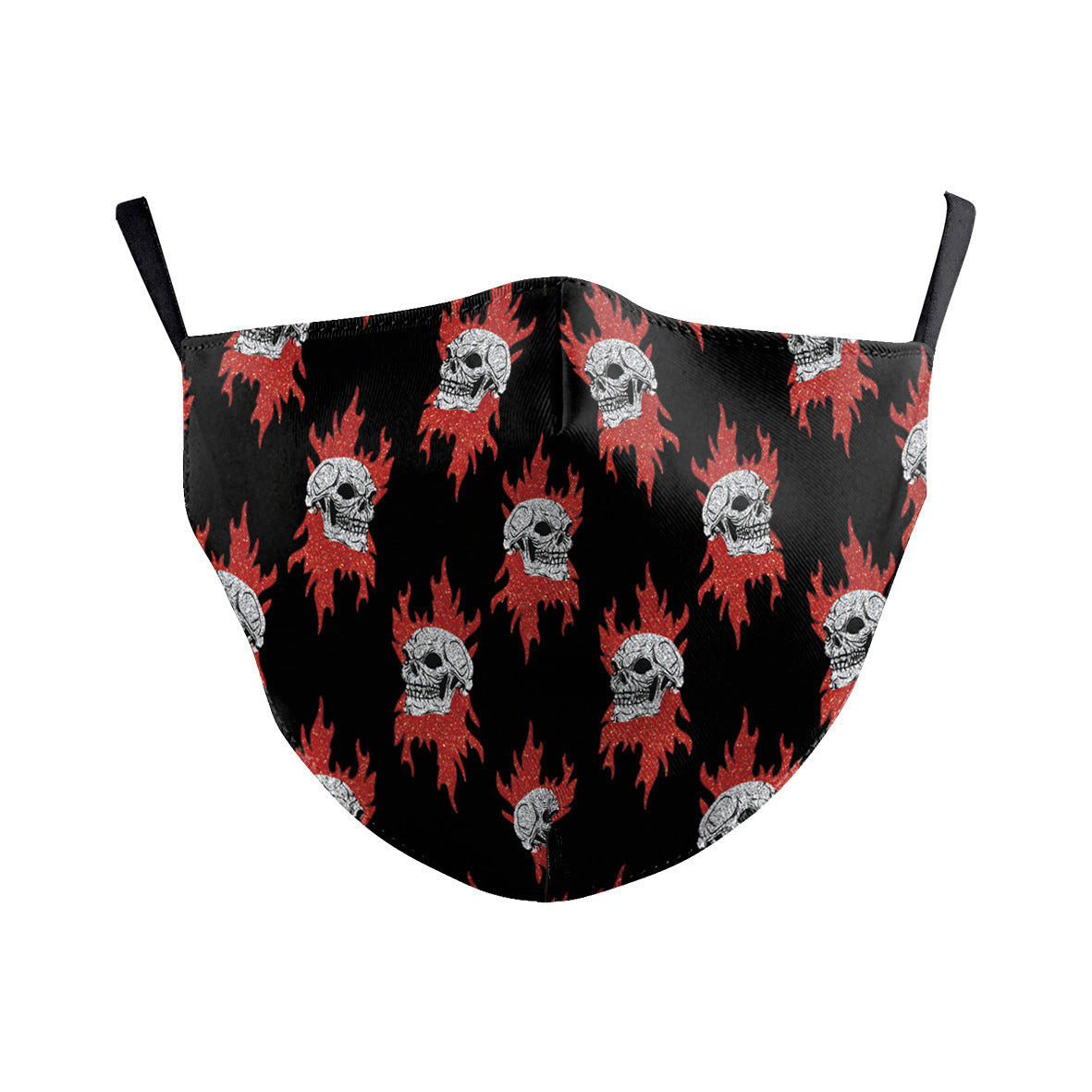 Wanfestival Skull Clown Digital Printing Double-layer Dust Mask