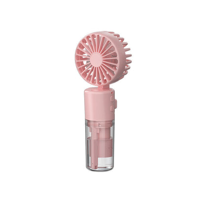 Portable Handheld Spray Fan - 4-Speed USB Cooling Mist Fan for Instant Refreshment - Mallora Shop