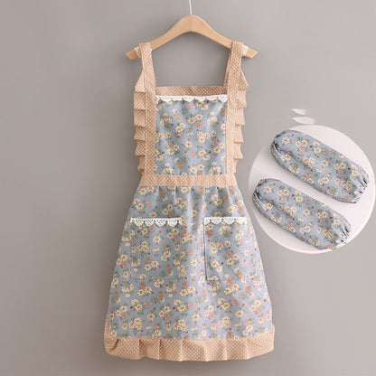 Adults Korean Rustic Canvas Apron