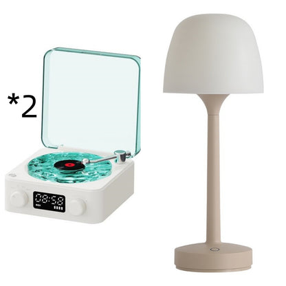 Retro Turntable Speaker with Bluetooth 5.0