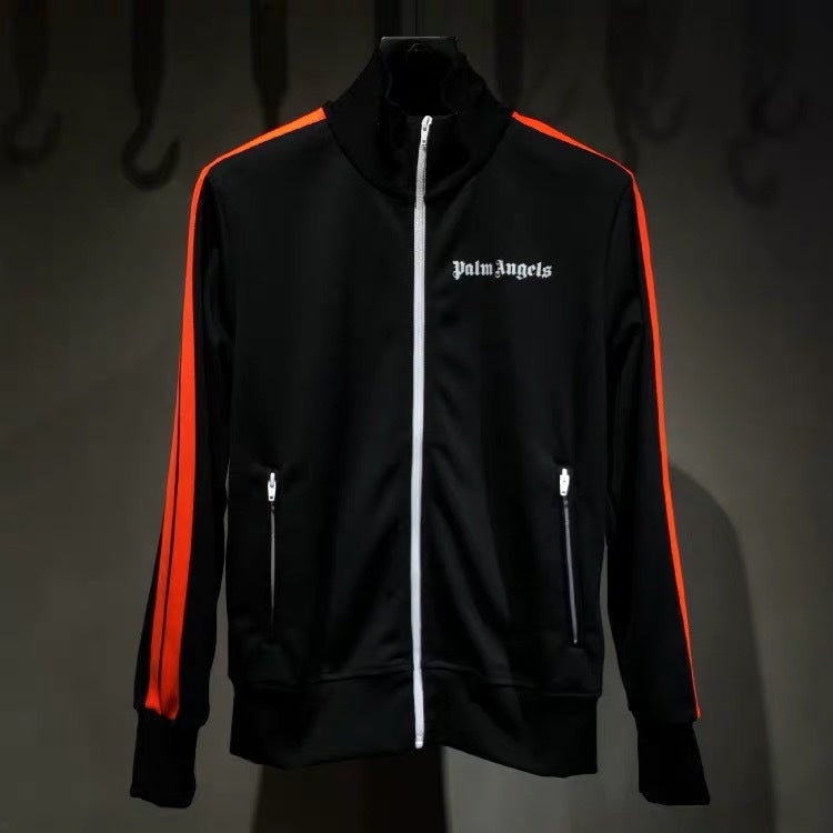 The New Basic All-match Hip-hop Hit Color Zipper Sports Jacket