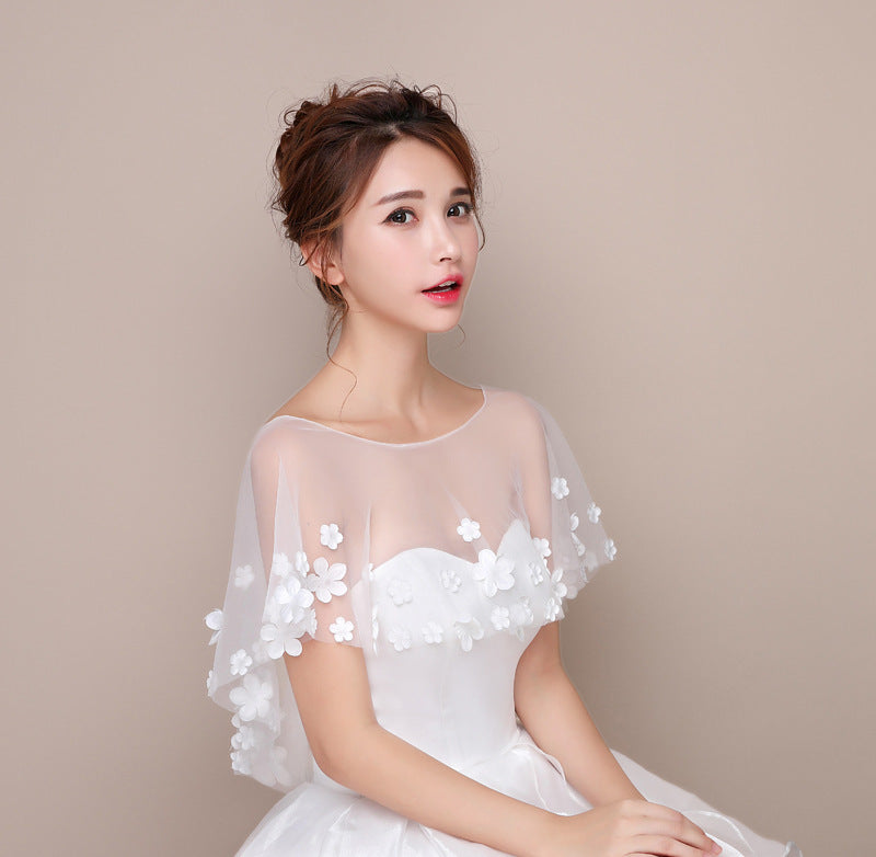 Petal wedding dress