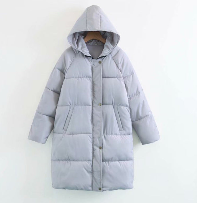 Thickened And Widened Hooded Coat Bread Ladies Jacket