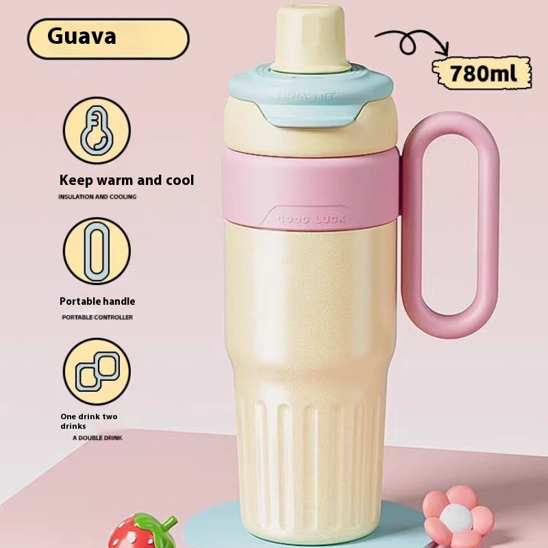 780ml Gradient Double Drink Thermal Cup