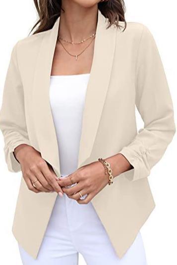 Women's Blazer Free Iron Casual Professional Suit