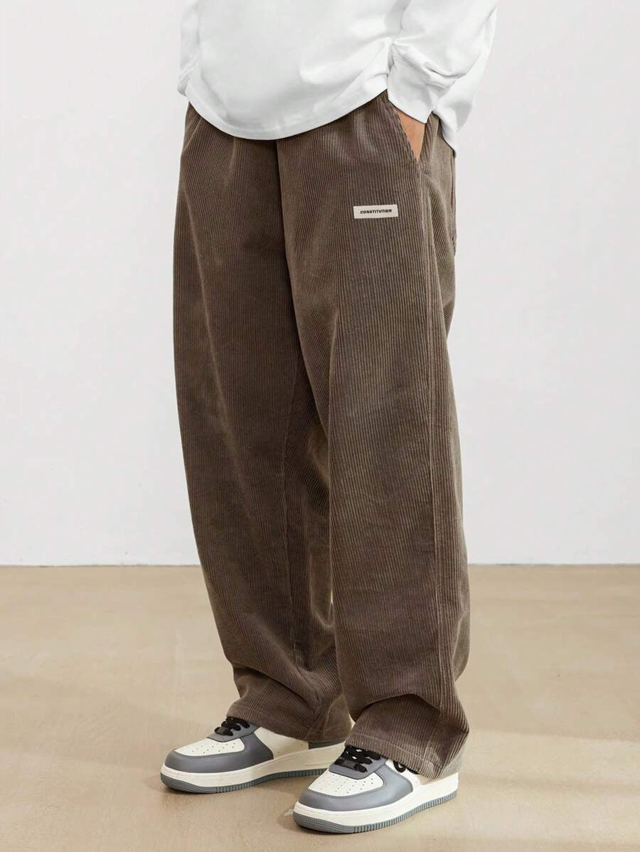 Men's Autumn And Winter Loose Wide Leg Draping Casual Pants