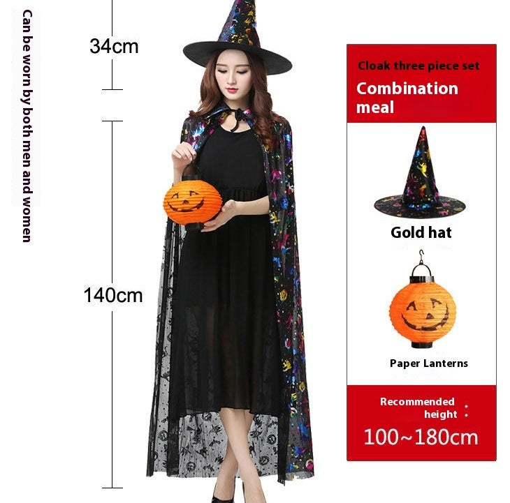 Halloween costume woman magic witch party dress