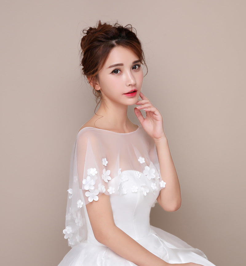 Petal wedding dress