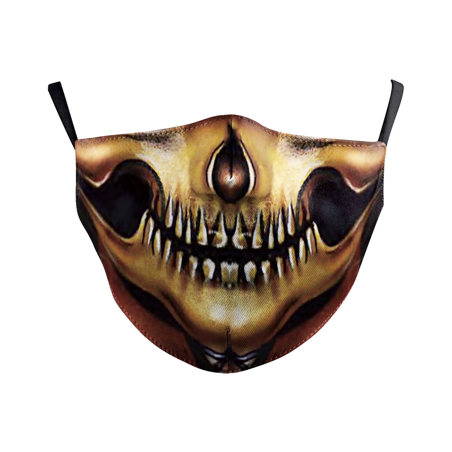 Digital Printing Wansheng Ghost Face Skull Double-layer Dust Mask