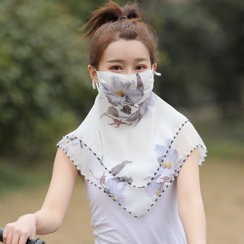 Sunscreen mask scarves