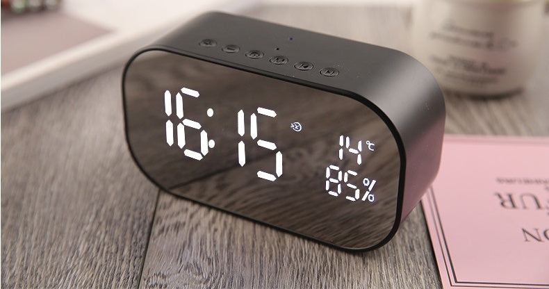 Wireless Bluetooth Low-Tone Speaker with Alarm Clock