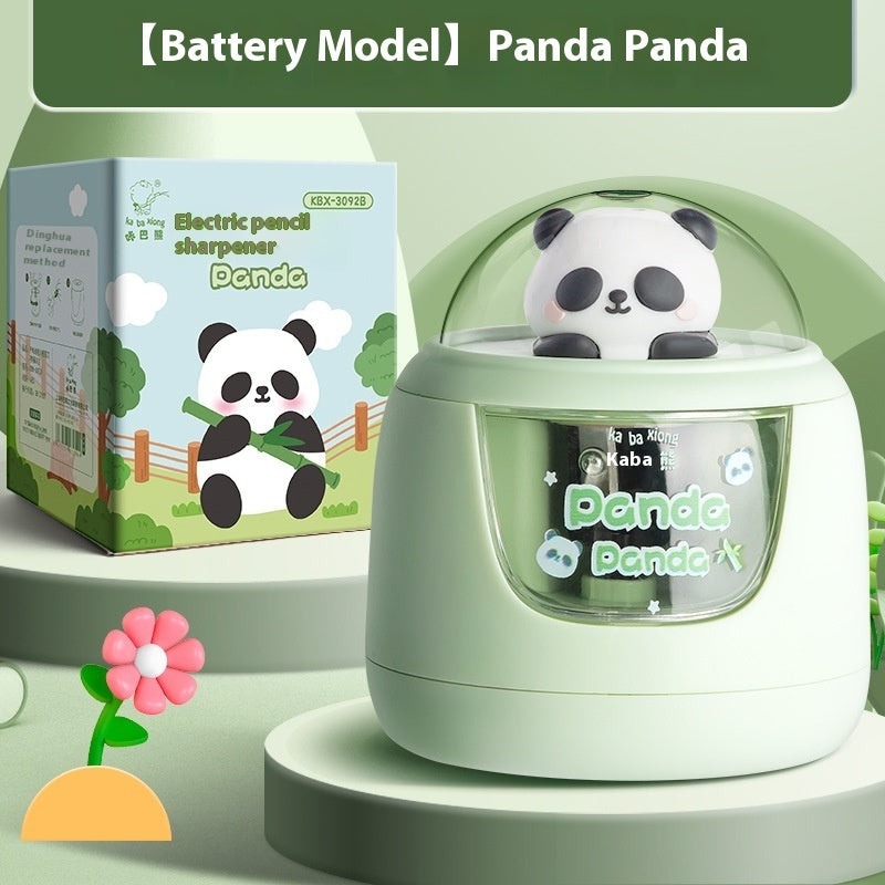 Electric Cartoon Pencil Sharpener Automatic Pencil Sharpener Penknife