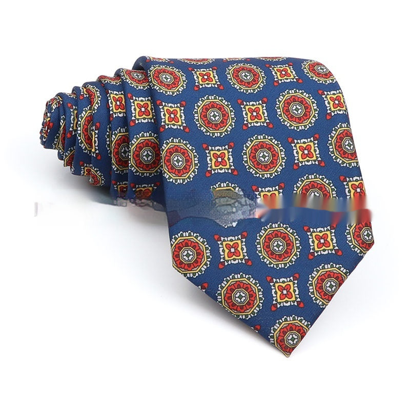 Business Polyester Men's Printed Workplace Tie