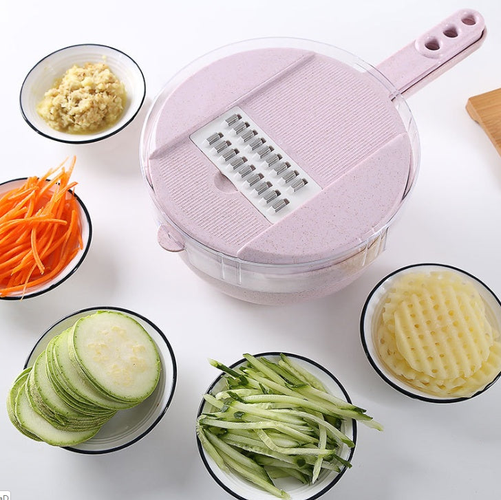 8 In 1 Mandoline Slicer & Vegetable Cutter for Effortless Food Prep - Mallora Shop