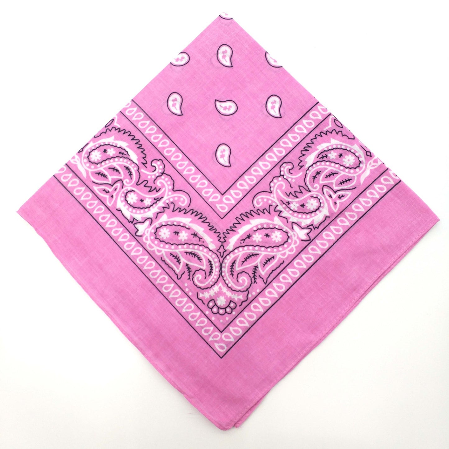 55cm Cotton Cashew Flower Square Scarf Printed Bandanna