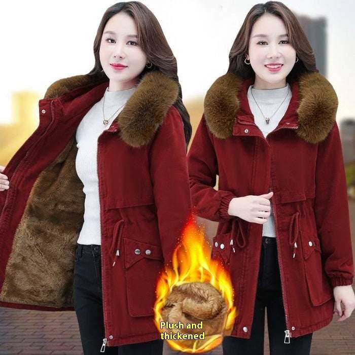 Woment Winter Loose Fleece Padded Coat