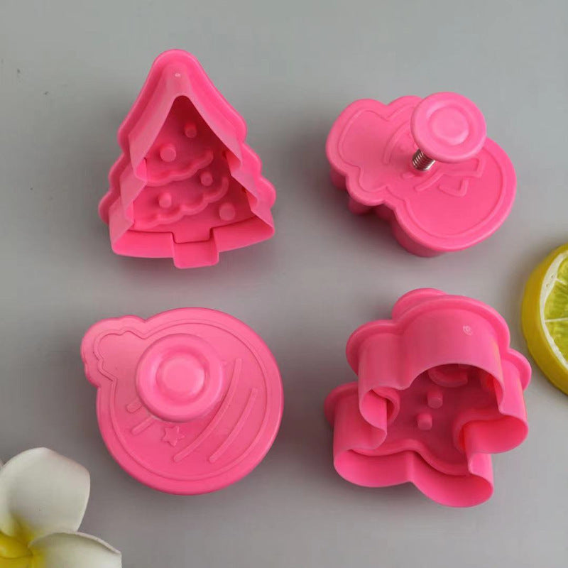 Christmas Three-dimensional Biscuit Fondant Mould