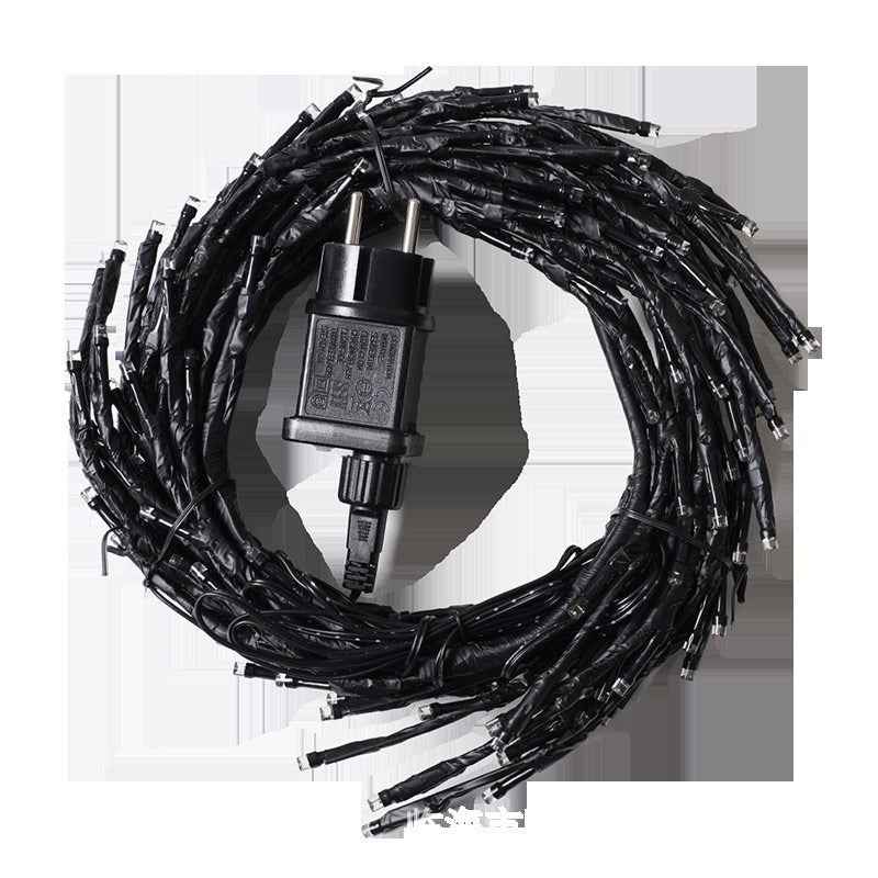 LED Christmas Leaves Rattan Lamp Bedroom Indoor