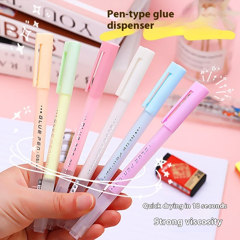 Children's Handmade Hand Account Quick-drying Glue Student Creativity Color Dispensing Pen