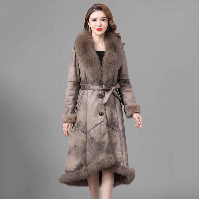 Women Thickened Fur Thickened Coat