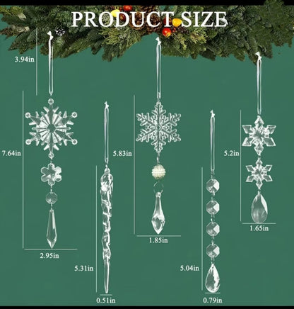 10pcs Christmas Tree Hanging Pendants