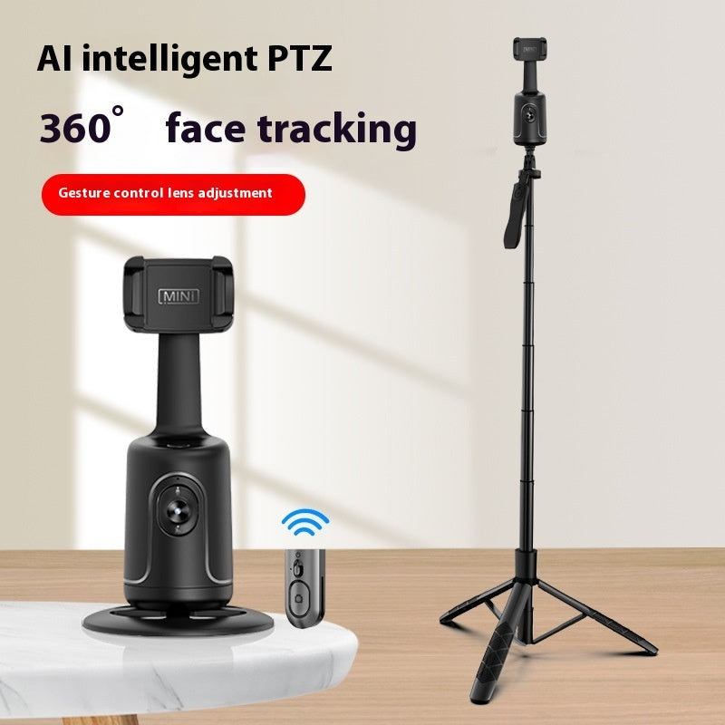 360° Rotation AI Automatic Face Tracking Phone Stand for Perfect Selfies and Video Calls