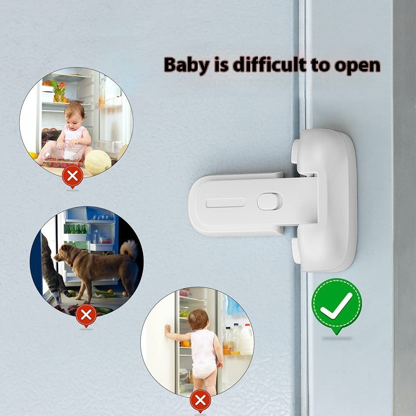 Refrigerator Lock Safety Lock Baby Protective Door Lock Anti-baby Open Refrigerator Door Cabinet Door Lock Drawer Lock