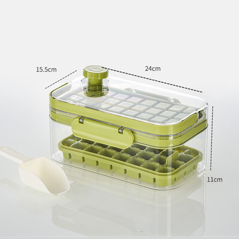 New Silicone Press Ice Maker Mold