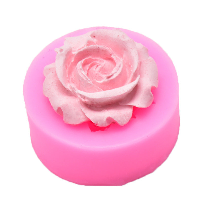 DIY Baking Single Hole Rose Shape