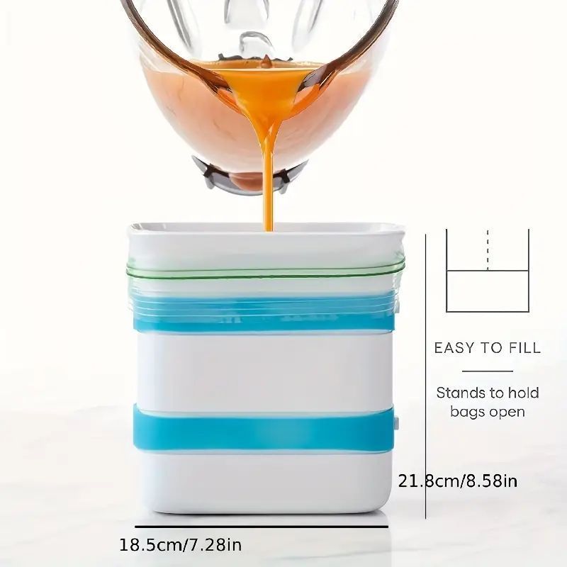 Meal Preparation Bag Container for Frozen Leftovers