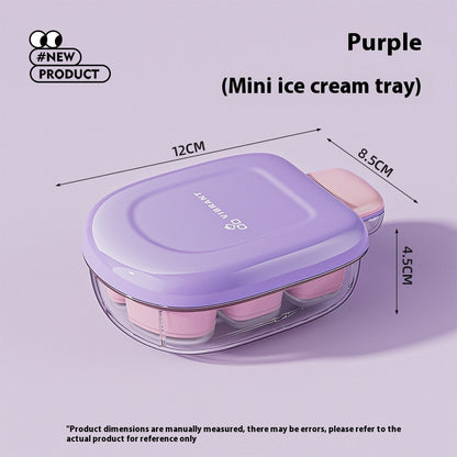 Versatile Ice Cube Mold with Lid for Effortless Ice Storage and Pressing - Mallora Shop